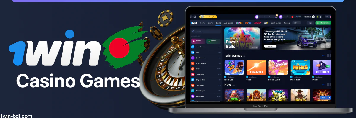 Explore 12,000+ 1win casino games