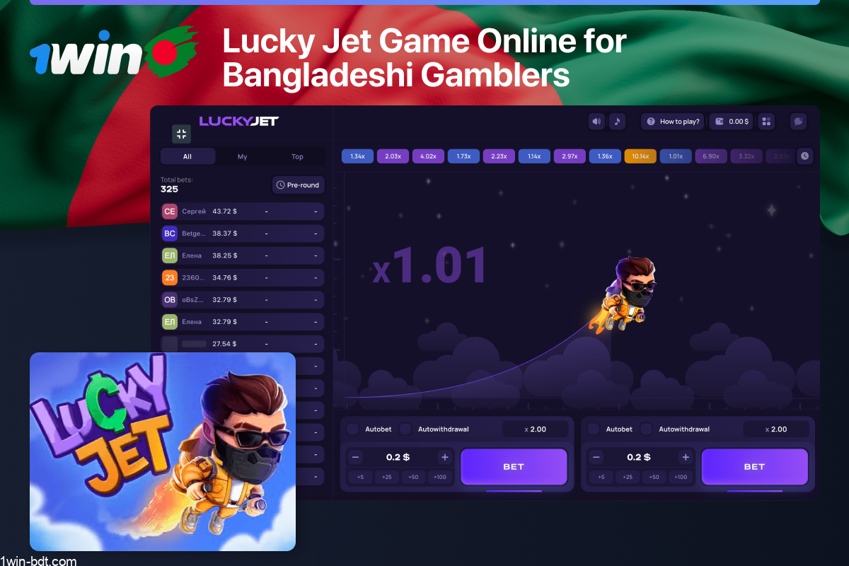 1win Lucky Jet Game in Bangladesh | Features and Strategies
