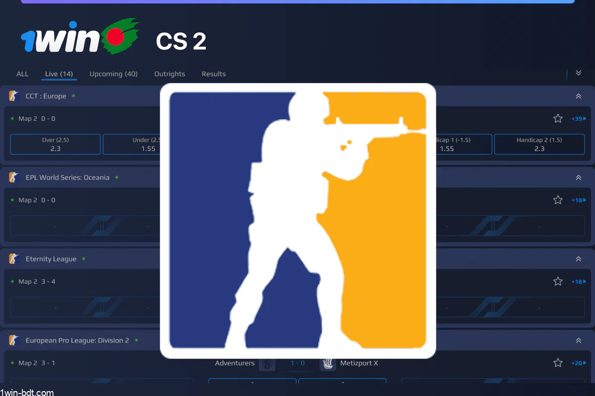 Betting on CS 2 at 1win
