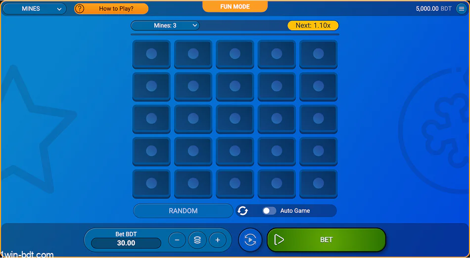 1win Mines demo