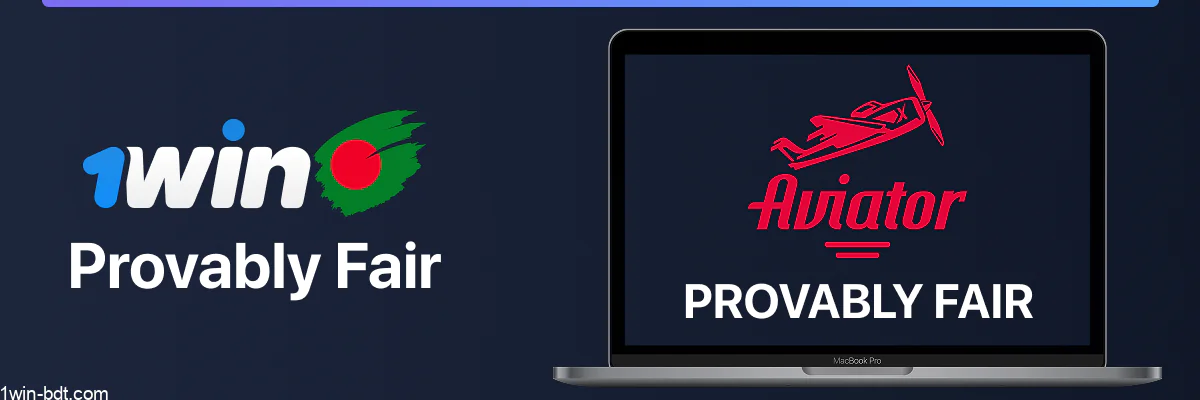 Provably Fair ensures 1win Aviator game fairness